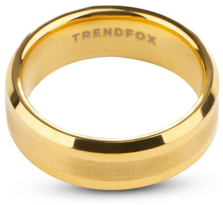 Tungsten Ring Heren Goud Kleurig - Wolfraam - Ringen Mannen - Schoencadeautjes Sinterklaas Jongen - Cadeaus Mannen
