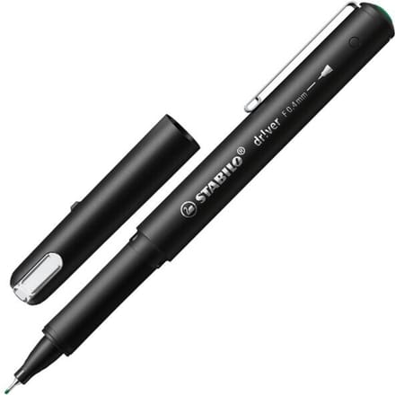 STABILO dr!ver fineliner, fijne punt, groen 5 stuks