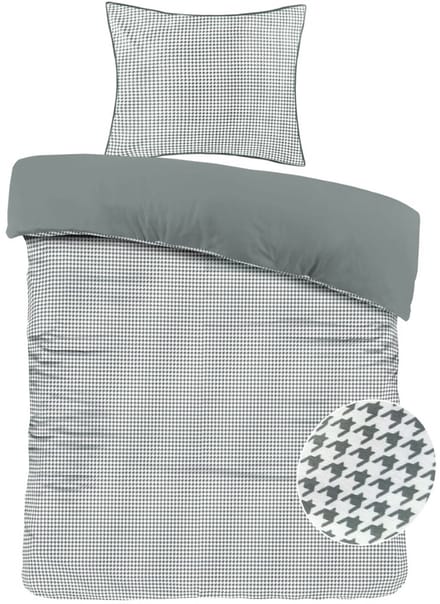 Papillon Joep Dekbedovertrek - Eenpersoons - 140x200/220 cm - groen
