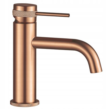 Rea Lungo Grip low - Wastafelkraan - Geborsteld Koper - 15X5X16,5CM