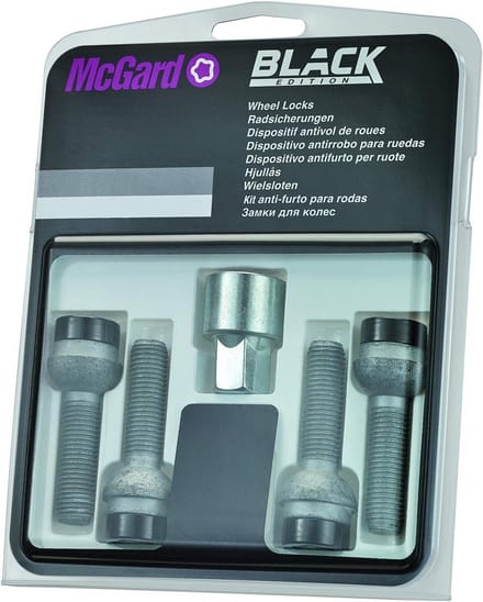 Zwarte Slotboutenset M14x1.50 voor Velgen - 4 Stuks - Lengte 45mm