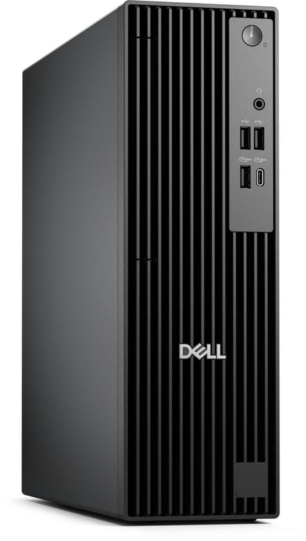 DELL Pro QCS1250 Intel® Core™ i3 i3-14100 16 GB DDR5-SDRAM 512 GB SSD Windows 11 Pro Slim PC PC Zwart