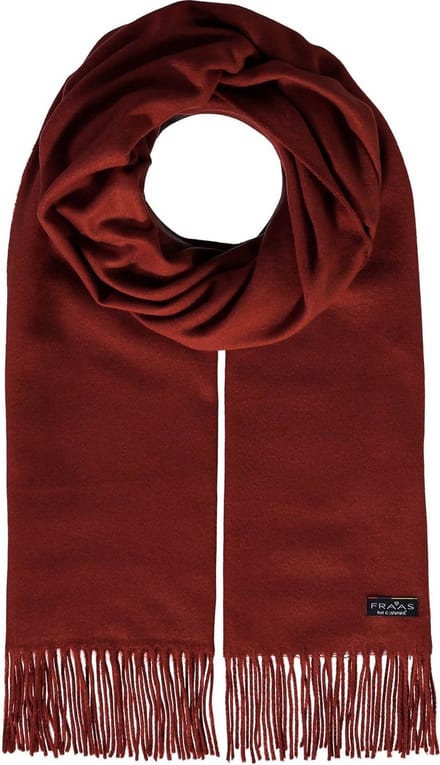 FRAAS Sjaal Pure Polyacrylic Scarf Rust Rood