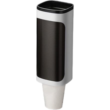 Distributeur de Gobelets Porte-Gobelets Mural Distributeur de Gobelets pour Maison Bureau black