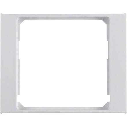 Hager Berker K.1 Middenplaat Tussenring Glanzend Wit - 11087009 [2 stuks]