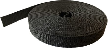 Optrekband 14 mm, 7 meter Zwart