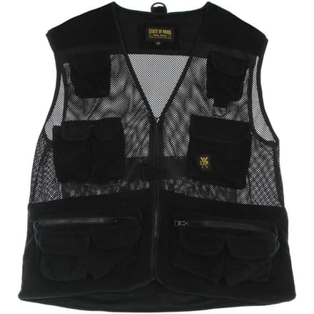 Retrofuture mouwloos handdoek-mouwloos herenjack zwart