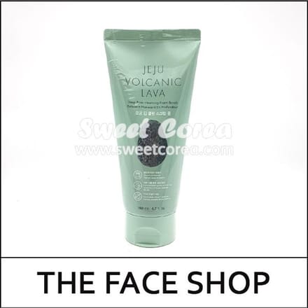 [LA BOUTIQUE VISAGE] (hpL5) Gommage moussant nettoyant en profondeur les pores à la lave volcanique de Jeju 140 ml