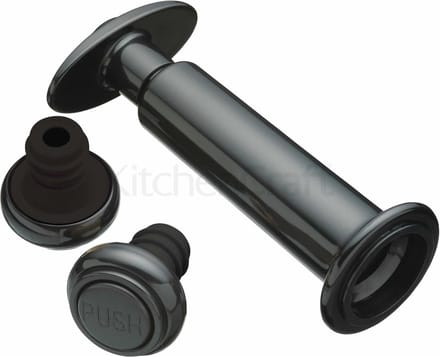 Vacuum Wijnpomp met 2 stoppen - Zwart