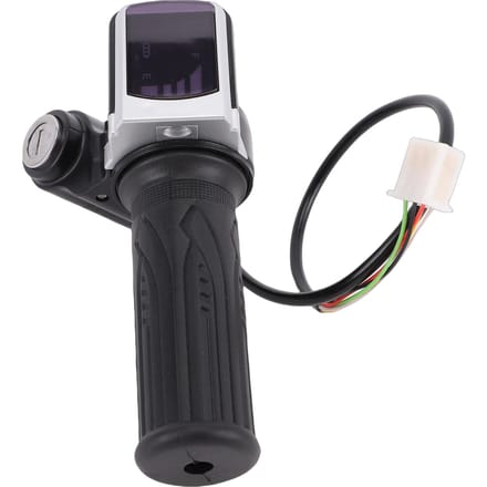 Elektrische Scooter Gashendel met LED Display Elektrische Fiets Half Gashendel Set met Lock Key black