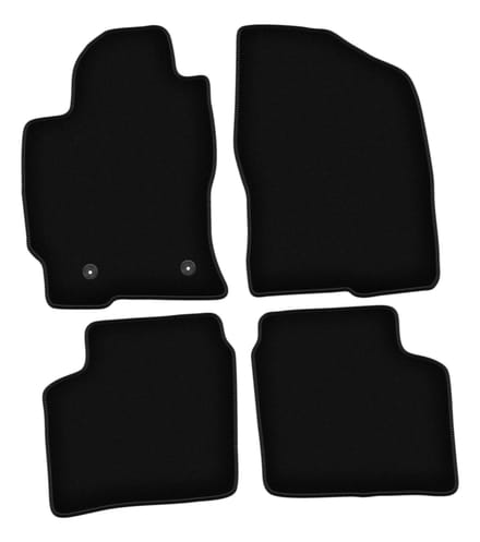 BASIC zwarte veloursmatten voor: Toyota Prius II hatchback (2003-2010)