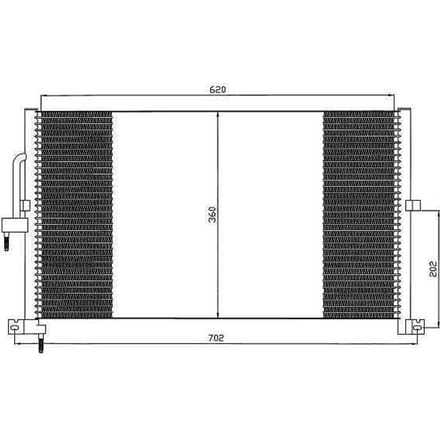 Condensor, airconditioning NRF 35603