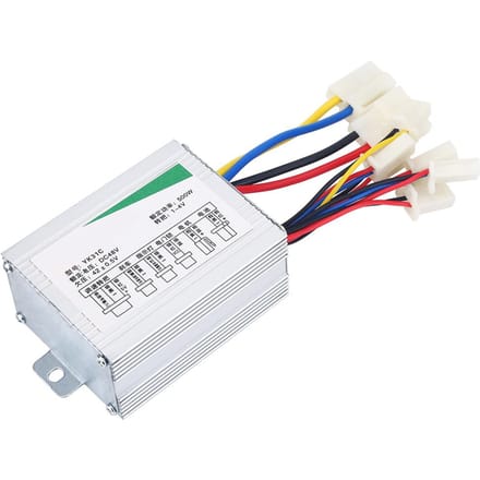 48V 500W Motor Brushed Controller Box for Electric Bicycle Scooter E bike white