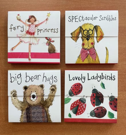 Alex Clark Mini Magnetic Notepad's - Magnetische notitieblokjes 4 stuks