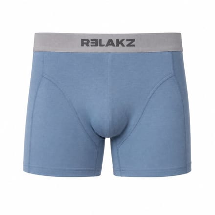 RELAKZ Heren Boxershorts Lenzing Modal 2-pack Shadow Blue M