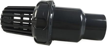 Bodemklep - Voetklep - Waterinlaat - Plastic mand ontwerp - 3/4 inch - Grijs