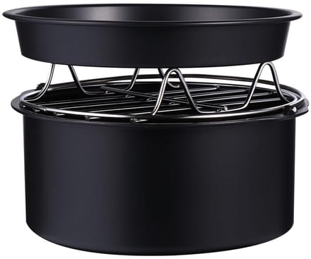 Allecto - Accessoireset voor luchtfriteuse - Taartmand