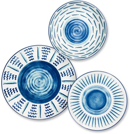 Excelsa Serviesset 18-delig – Mediterraneo, Porselein – Italiaans Design
