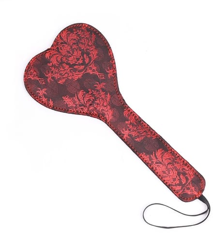 Smart Moves - Hartvormige Paddle - Brokaat - Rood