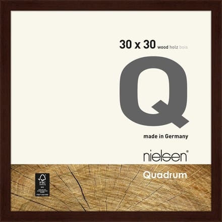 Nielsen Quadrum Houten Wissellijst Wenge 30x30cm