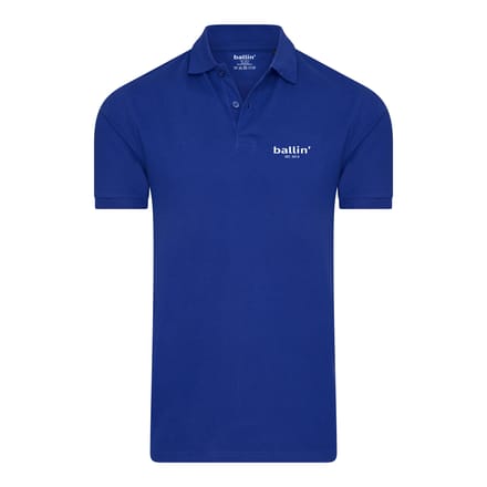 Ballin Est. 2013 - Heren Polo SS Basic Polo - Blauw - Maat S