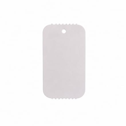 Hangetiketten op rol formaat 30x50mm blanco no perf