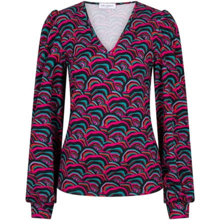 Lofty Manner T-shirt Top Luella Pj11 791 Gobi Desert Print Dames Maat - S