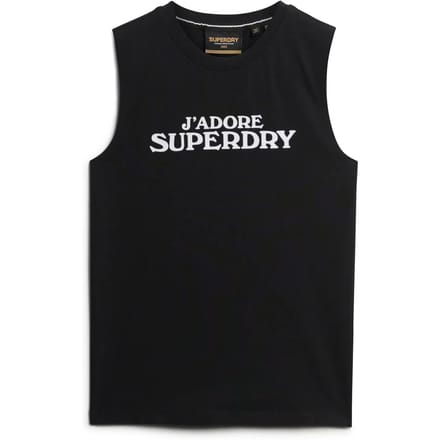 Superdry Sport Luxe Graphic Fitted Tanktop Dames - Maat XL (42)