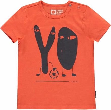 Tumble 'N Dry Jongens T-shirt Amon - Nasturtium - Maat 80