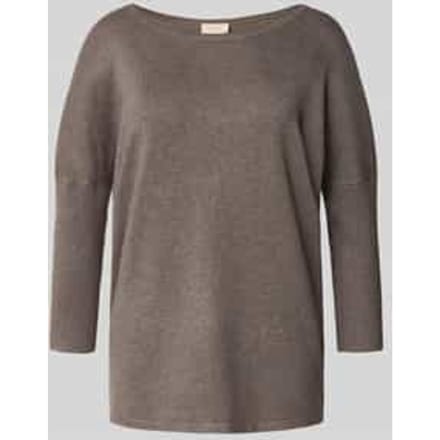 Gebreide pullover van viscosemix met 3/4-mouwen, model 'JONE'