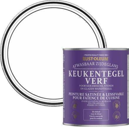 Rust-Oleum Wit Keukentegelverf Zijdeglans - Katoen 750ml