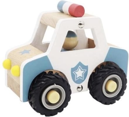 Politieauto hout