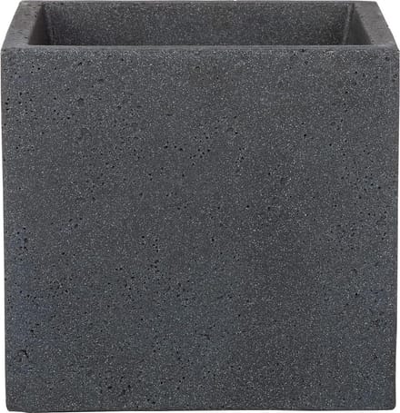 Omgoods - C-Cube Bloempot Stony Black, 40 cm