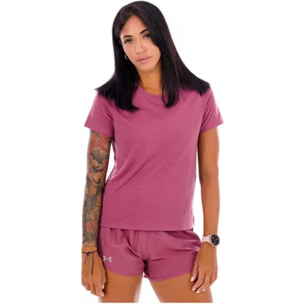 Under Armour dames-T-shirt Ua Launch met korte mouwen