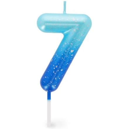 Legami verjaardagskaarsjes nummers groen / blauw - 7