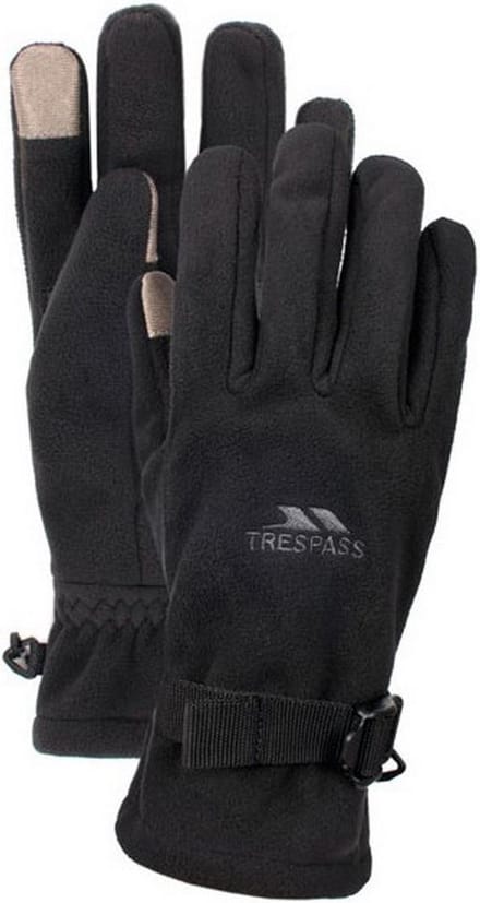 Trespass Adults Unisex Contact Touch Screen Winter Gloves (Black)