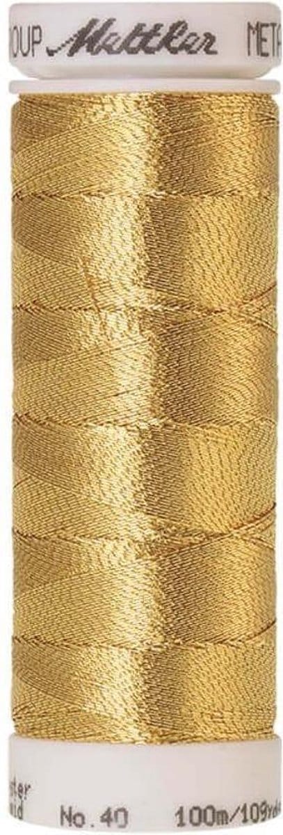 AMANN METALLIC GAREN, GOUD, 100M, Col. 0500, PER KLOSJE.