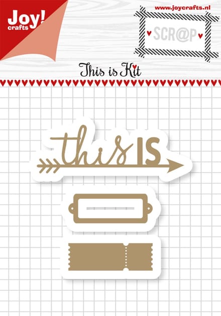 Joy!Crafts Stencil - Scrapbooking stencil Noor This is kit