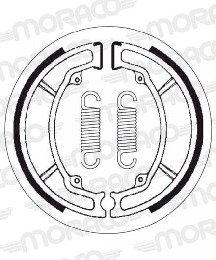 Remschoenen SBS voor Motor Yamaha 350 XT 1987 tot 1999 2034 Nieuw
