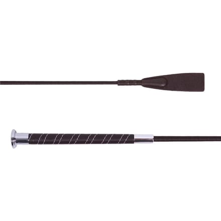 Qhp Springzweep bello Darkbrown - 65 cm | Zwepen/ Sporen paard