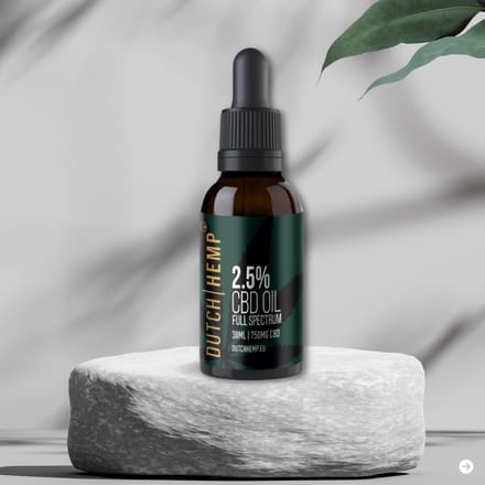 Dutch Hemp CBD-olie 2,5% - 30 ml - Full spectrum
