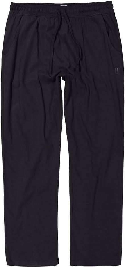 JP 1880 - Heren - Pyjamabroek loungewear lang model elastische tailleband - Zwart - Maat 9XL