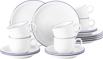 Seltmann Weiden Compact Blaurand Koffieservies 18-delig.