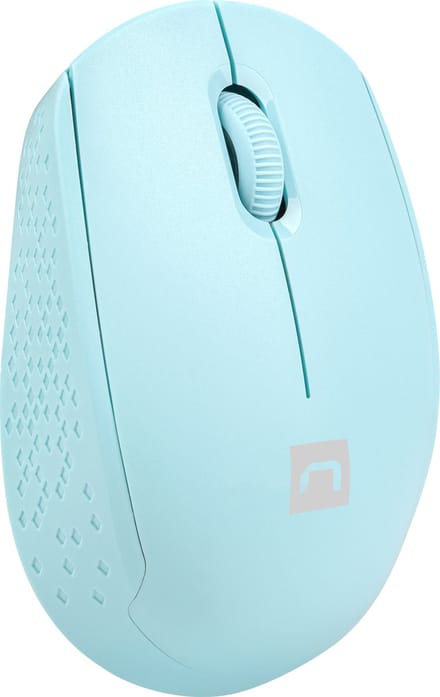 Natec STORK - mouse - 2.4 GHz - blue - Muis - Optisch - 3 knoppen - Blauw