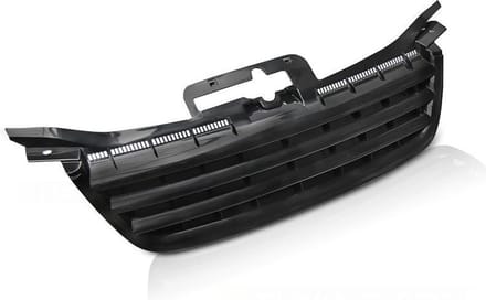 Grill VW TOURAN 03-06 GLANZEND ZWART