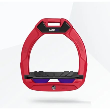 Veiligheidsbeugels voor ruiters Incliné Grip Rood/Zwart/Violet kind Flex-On Safe-On