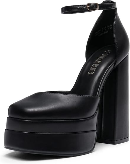 Dames Plateau Pumps met Hoge Hak