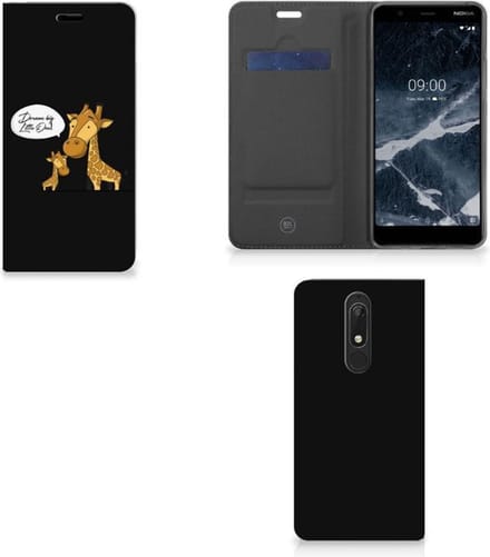 Nokia 5.1 (2018) Magnet Case Giraffe