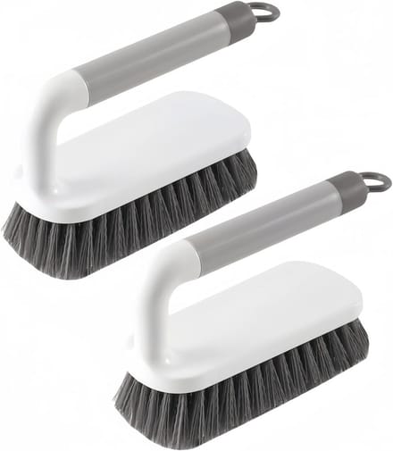 Schoonmaakborstel Set van 2 voor Douche, Badkamer, Tapijt en Keuken