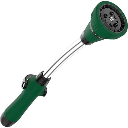 15 Inch Besproeiingsstaf Snelkoppeling Tuinslangmondstuk Sproeier Staf 8 Sproeipatronen Ergonomisch US groen